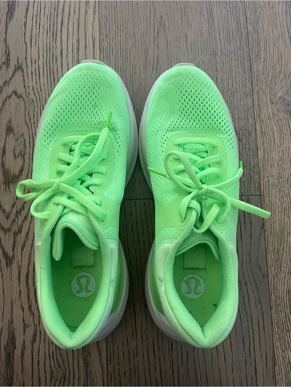 lululemon athletica Neon Green Running Shoes